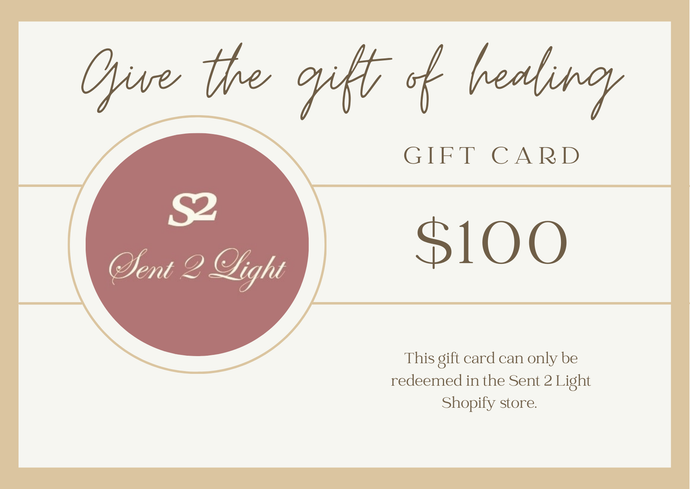 Sent 2 Light Give The Gift Of Healing Gift Card