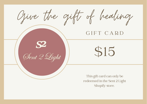 Sent 2 Light Give The Gift Of Healing Gift Card