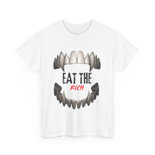 Load image into Gallery viewer, EAT THE RICH TRANSPARENT 2 Unisex Heavy Cotton Tee Printify