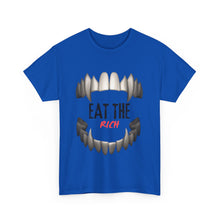 Load image into Gallery viewer, EAT THE RICH TRANSPARENT 2 Unisex Heavy Cotton Tee Printify