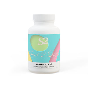 Vitamin K2 + D3 Supplement (60 Capsules)