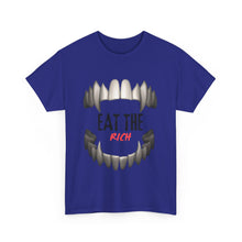Load image into Gallery viewer, EAT THE RICH TRANSPARENT 2 Unisex Heavy Cotton Tee Printify