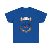 Load image into Gallery viewer, EAT THE RICH TRANSPARENT 2 Unisex Heavy Cotton Tee Printify