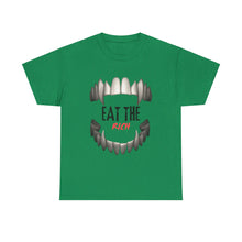 Load image into Gallery viewer, EAT THE RICH TRANSPARENT 2 Unisex Heavy Cotton Tee Printify
