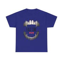 Load image into Gallery viewer, EAT THE RICH TRANSPARENT 2 Unisex Heavy Cotton Tee Printify