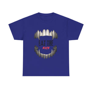 EAT THE RICH TRANSPARENT 2 Unisex Heavy Cotton Tee Printify